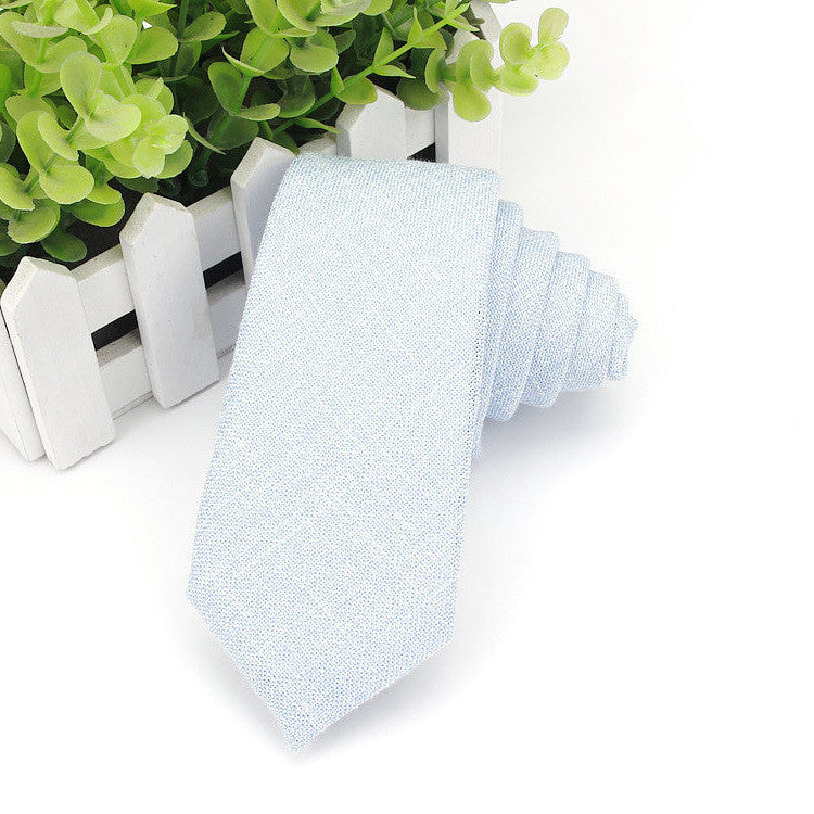 Men's Neckties Wholesale Super Narrow Spot Imitation Wool 6cm