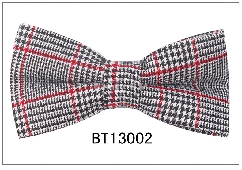 British fashion gentleman double bow tie