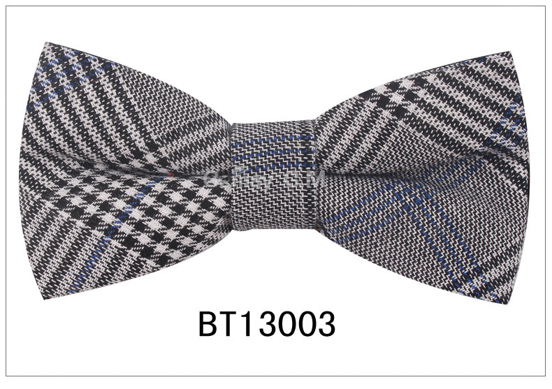 British fashion gentleman double bow tie