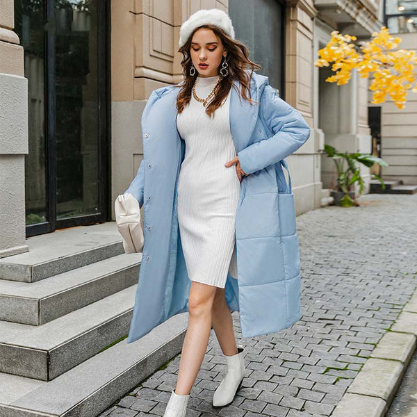 Hooded padded jacket