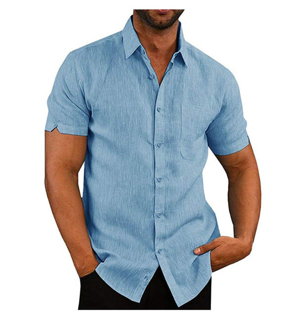 Men Short Sleeve Summer Shirts