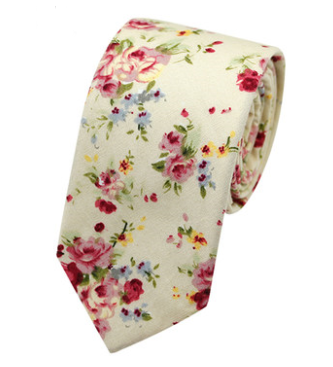 Men's Cotton Print Tie