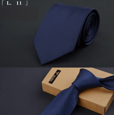 Men's business suit tie and bridegroom tie 8cm black red blue tie
