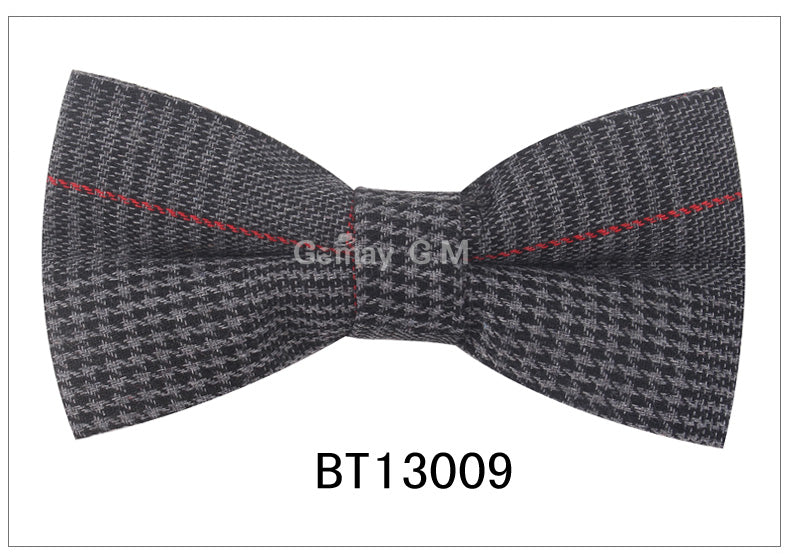 British fashion gentleman double bow tie