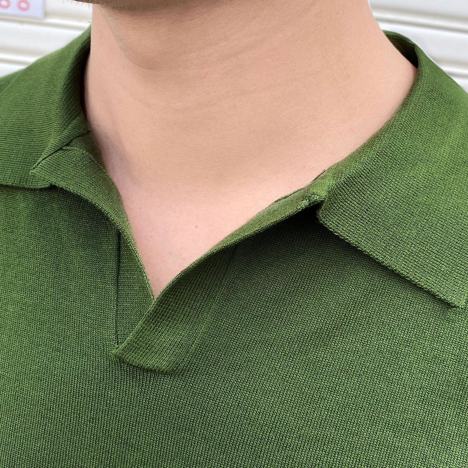 Polo Shirt Men Short Sleeve Is Decorated Body Solid Color Lapel
