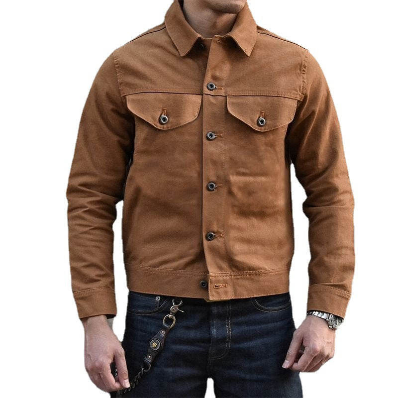 Men's Jackets Tops Solid Color Jackets