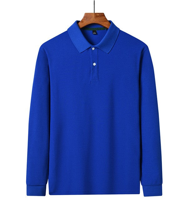 POLO Shirt Business Long-sleeved Lapel Casual