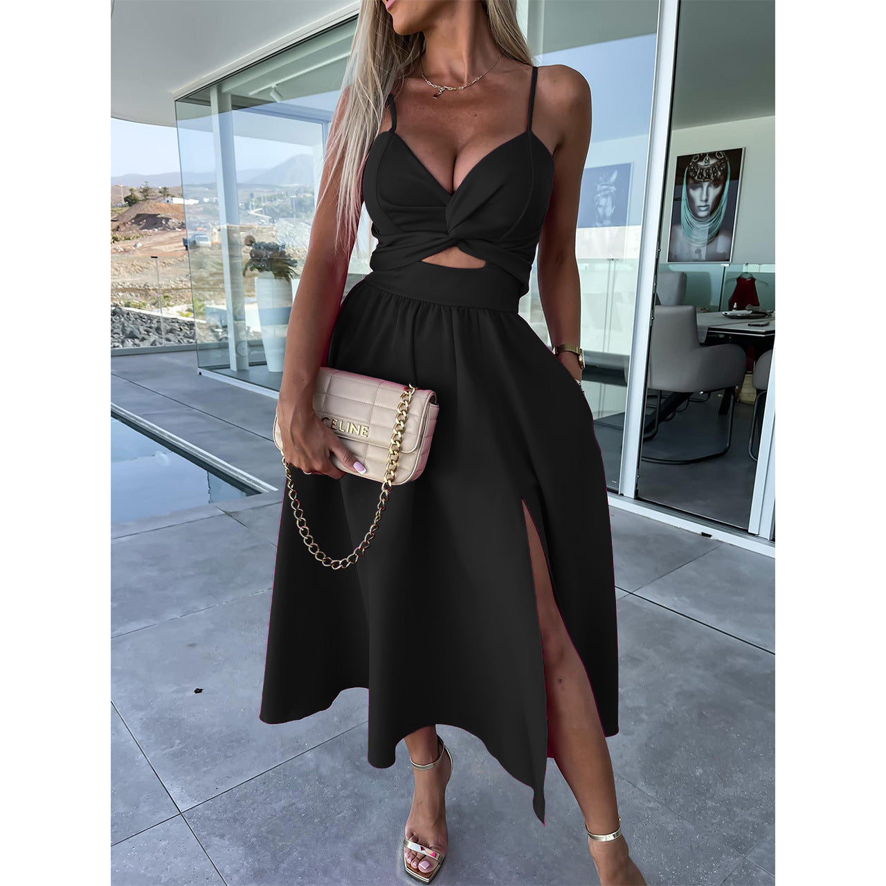 Skirt Camisole Gown Dress