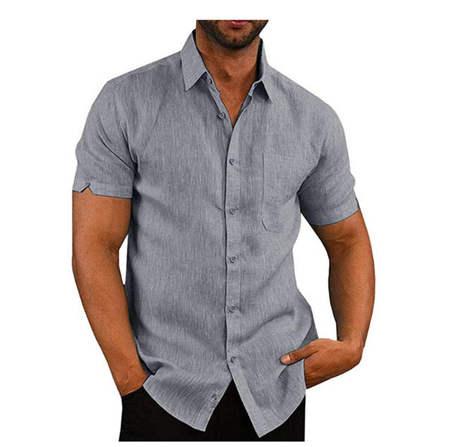 Men Short Sleeve Summer Shirts