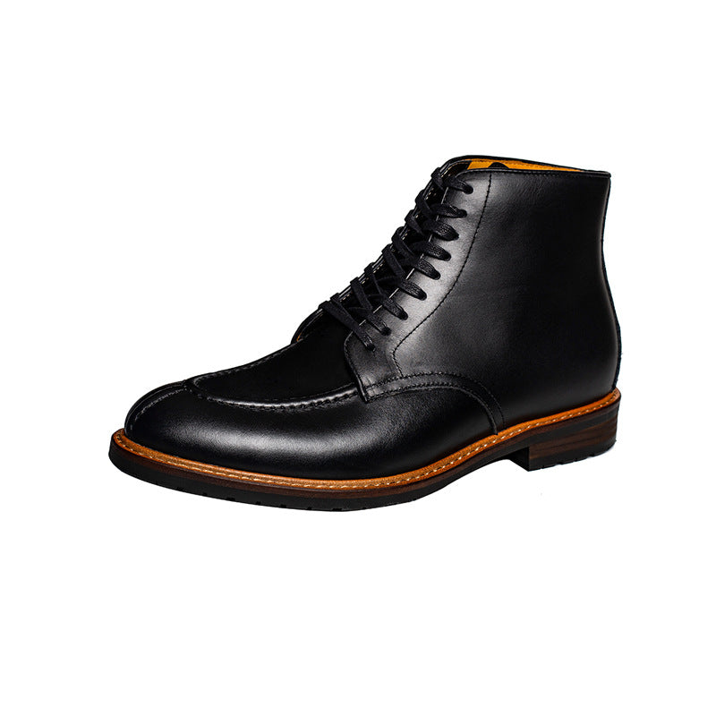 Men's Leather Shoes New First Layer Cowhide Business Suits Men's Leather Shoes