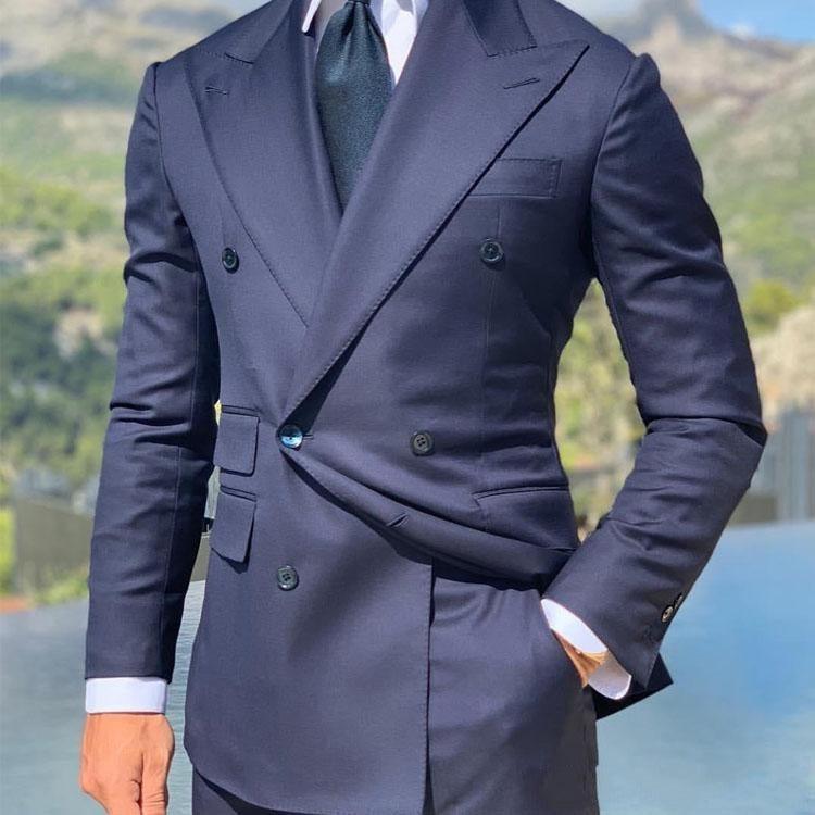 Groom's Groomsmen Men's Business Casual Suit