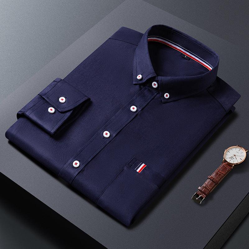 Mens Casual Shirt Fashion Business Dress Shirts Men Clothes