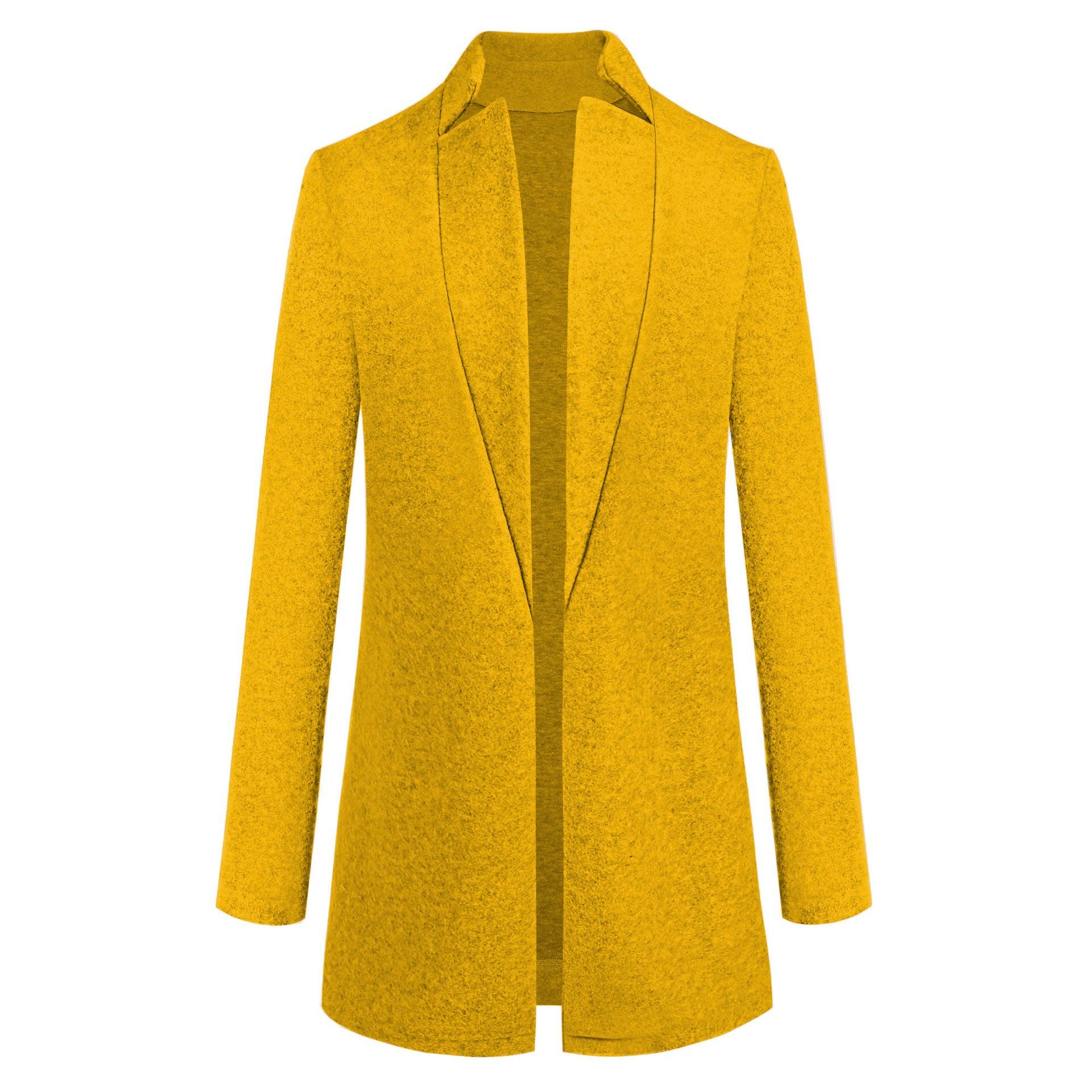 Long Wool Coat Warm Elegant Winter Coat Female Plus Size