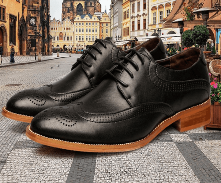 British men's leather shoes
