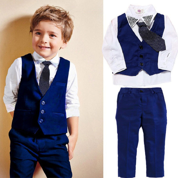 Boys' Casual coat Suits- Boys' Clothes Vests Gentleman Suits