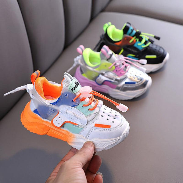 Baby Girls Boys Casual Shoes Soft Bottom Non-slip Breathable Outdoor Fashion for Kids Sneakers Children Sports Shoes