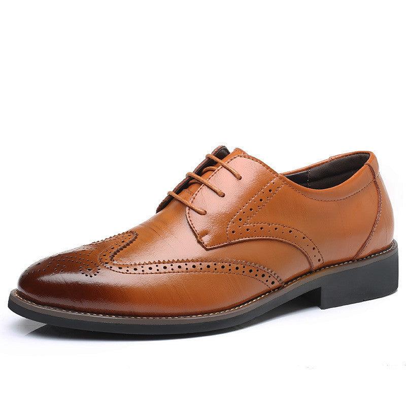 European And American Men's Fashion Business Casual Leather Shoes