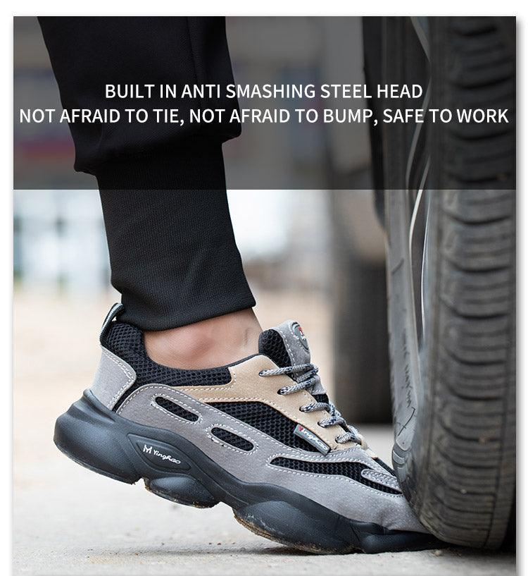 Breathable Men's Labor Insurance Shoes, Anti-smashing, Anti-piercing, Non-slip Safety shoes