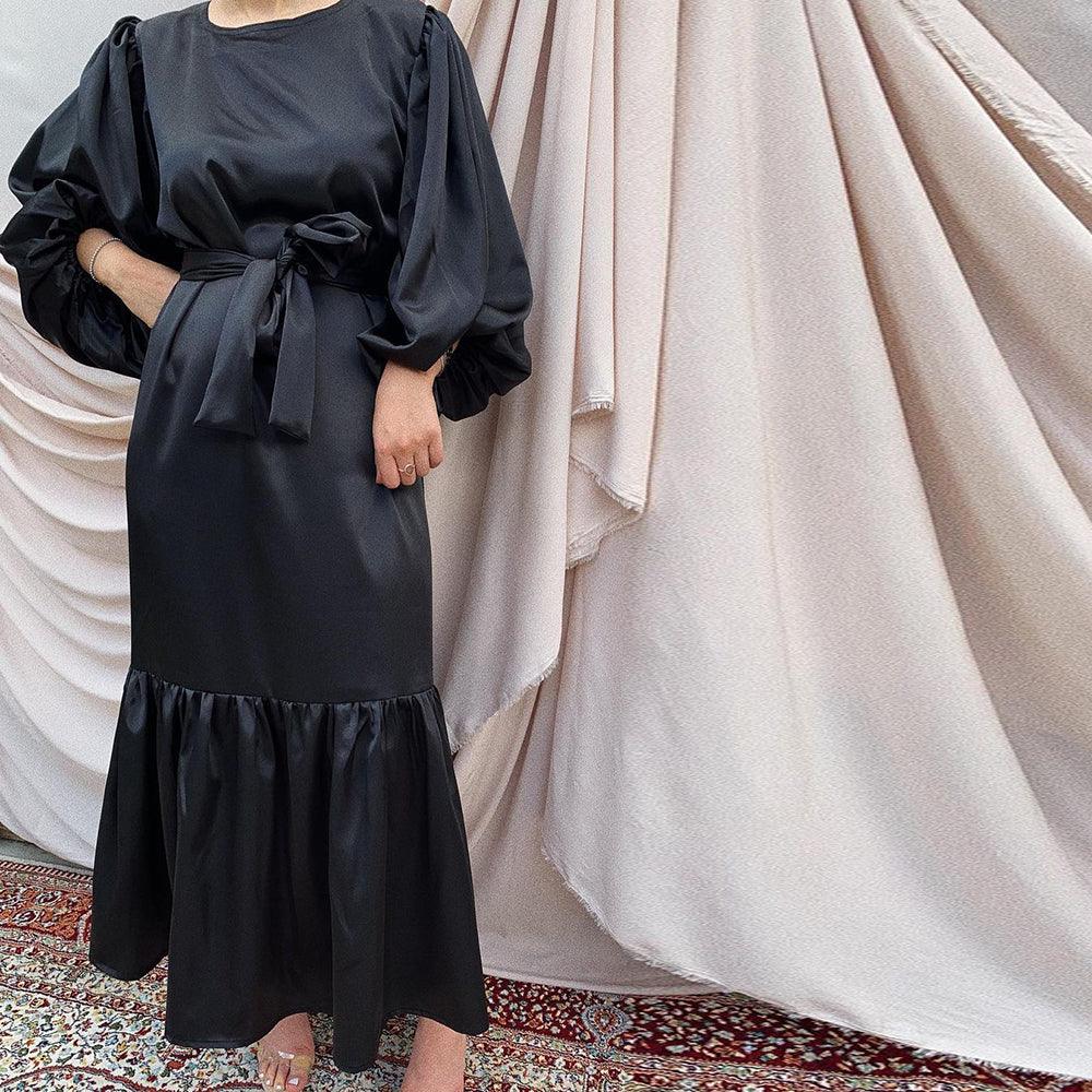 Ramadan Eid Mubarak Kaftan Dubai Abaya Turkey Islam Muslim Fashion Women Hijab Dress Caftan Marocain Dresses Vestidos Robe Femme