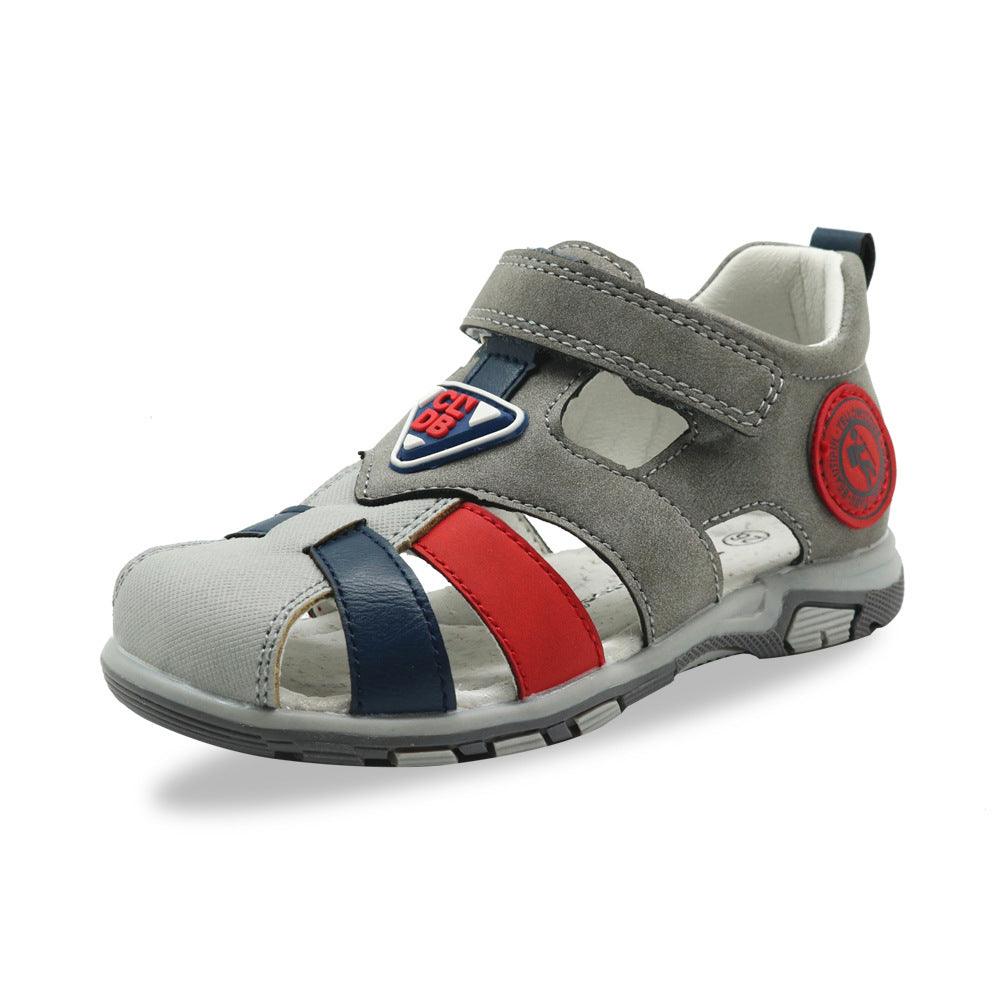 Foreign Trade Boy Velcro Sandals 2021 Summer New Children Baotou Sandals Sports Beach Shoes Baby Shoes