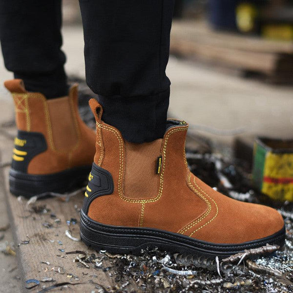 Special Protective Shoes For Welder's Splash And Scalding High Temperature And Abrasion Resistance