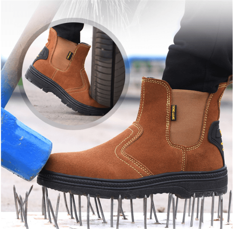 Special Protective Shoes For Welder's Splash And Scalding High Temperature And Abrasion Resistance