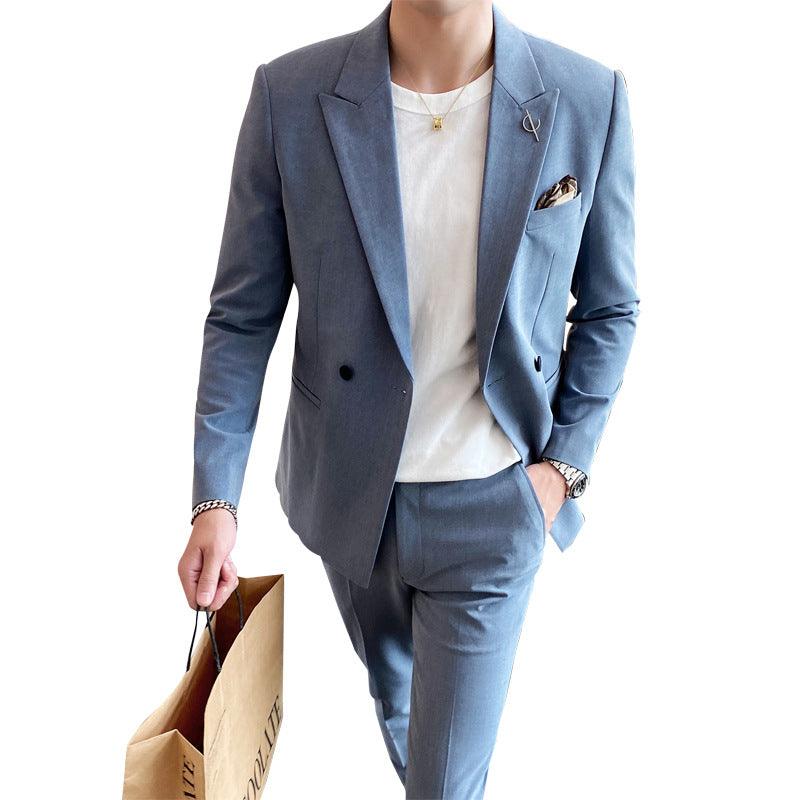 Korean Style Slim-fit Trendy Business Jacket Suit