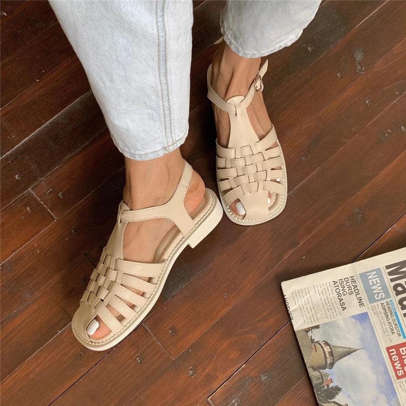 2023 Spring And Summer New Mary Jane Thick Heel Women'S Shoes Summer