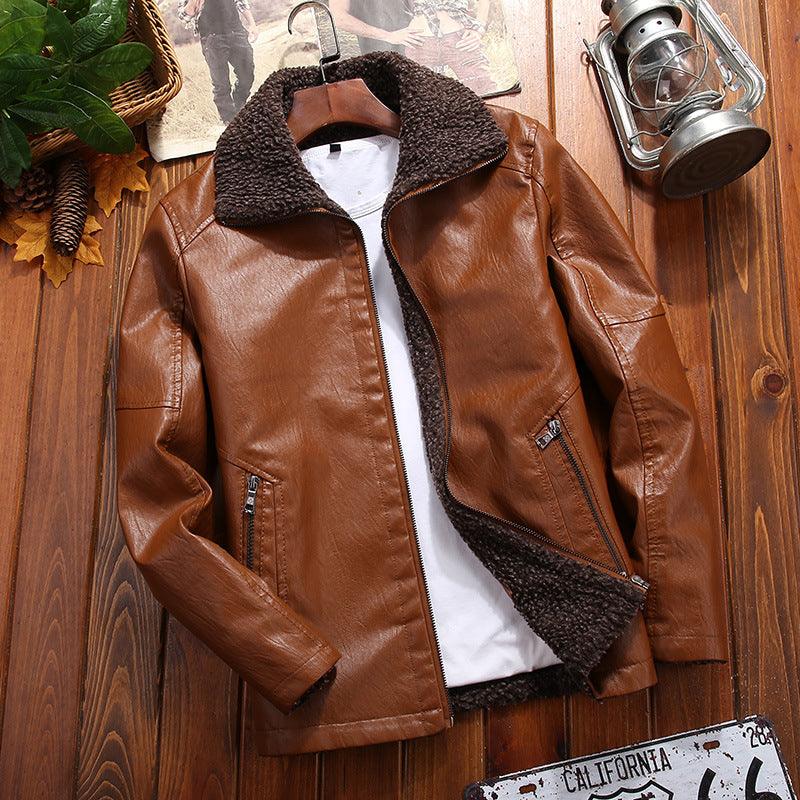 Men's Autumn Leather New Loose Casual Jacket Jacket