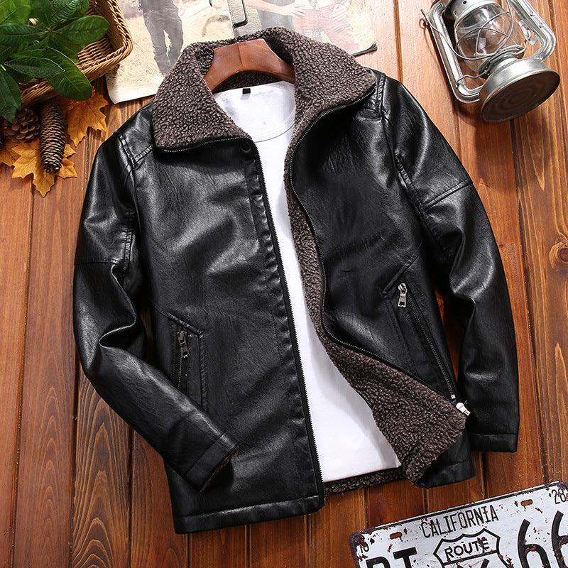 Men's Autumn Leather New Loose Casual Jacket Jacket