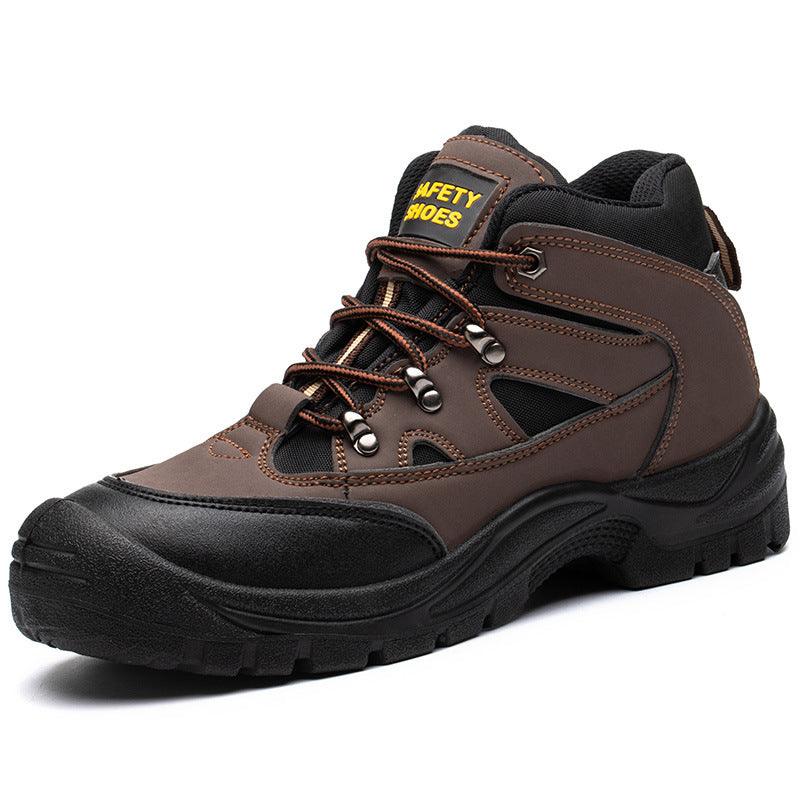 Oil-Resistant Acid-Alkali And Wear-Resistant Pu Injection Molded Safety Shoes