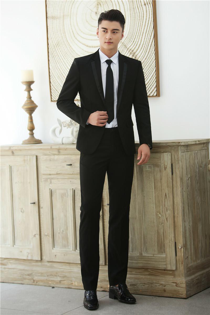 Suit Student Graduation Class Suit Men's Western Dress Suit