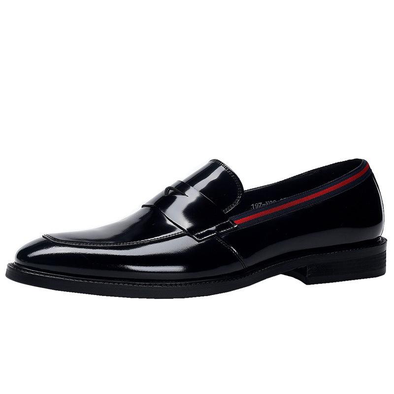Men's British Splicing Set Foot Business Formal Shoes