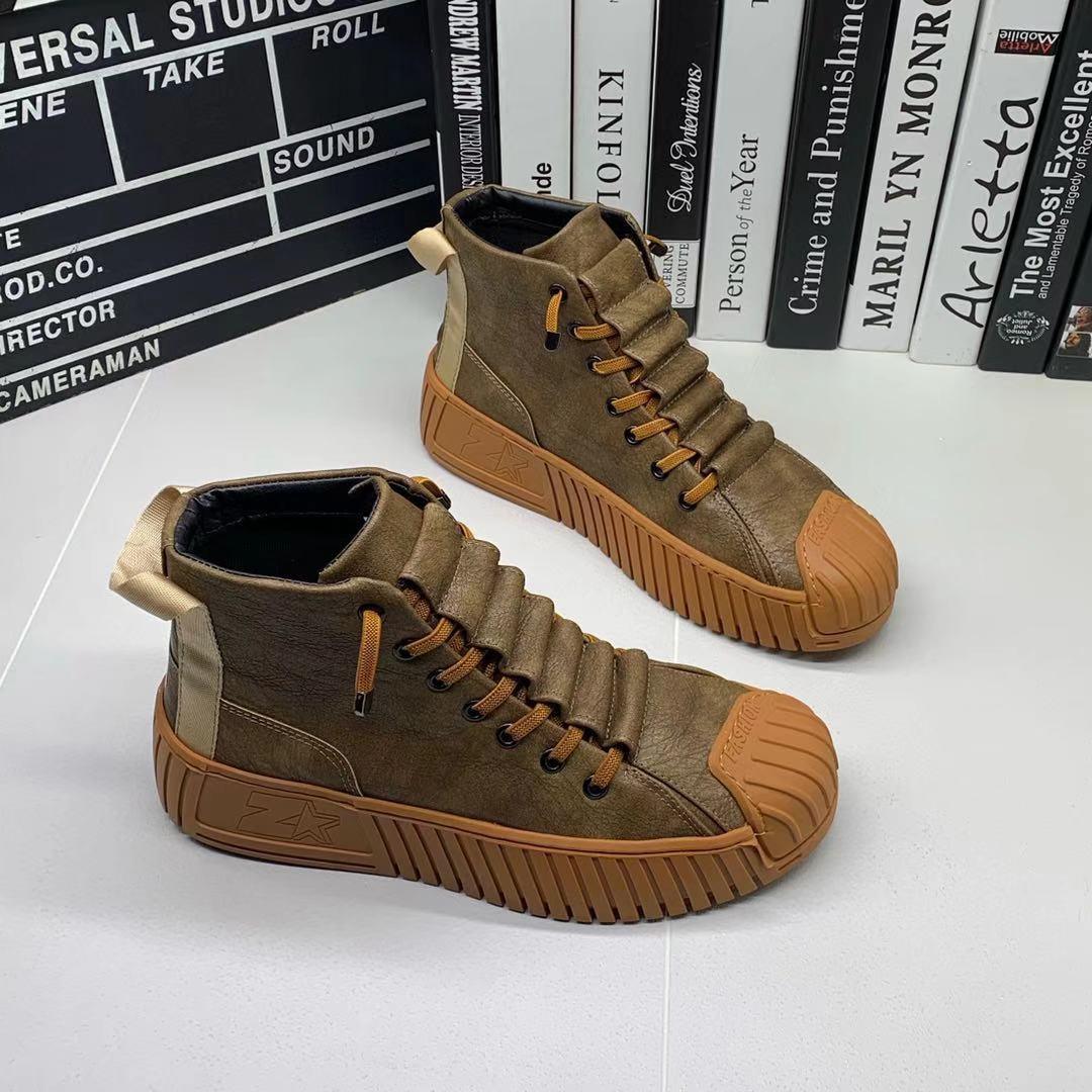 All-match Warmth and Velvet Platform Casual Men's Shoes