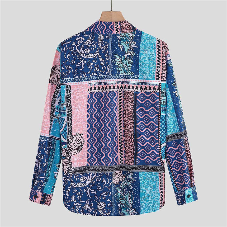 Printed long sleeve shirt