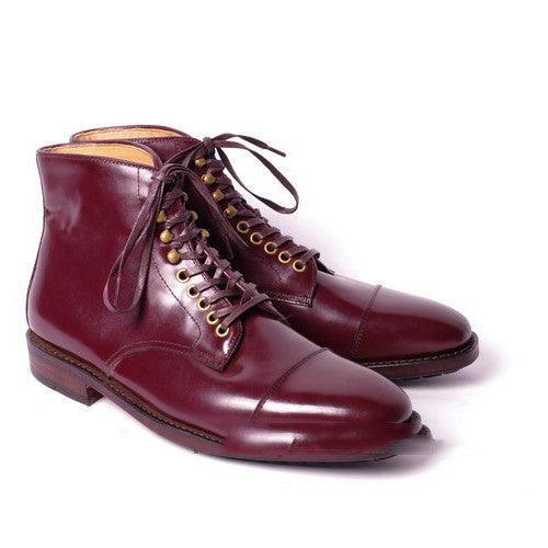 Three Joint Gentleman Suit Leather Shoes