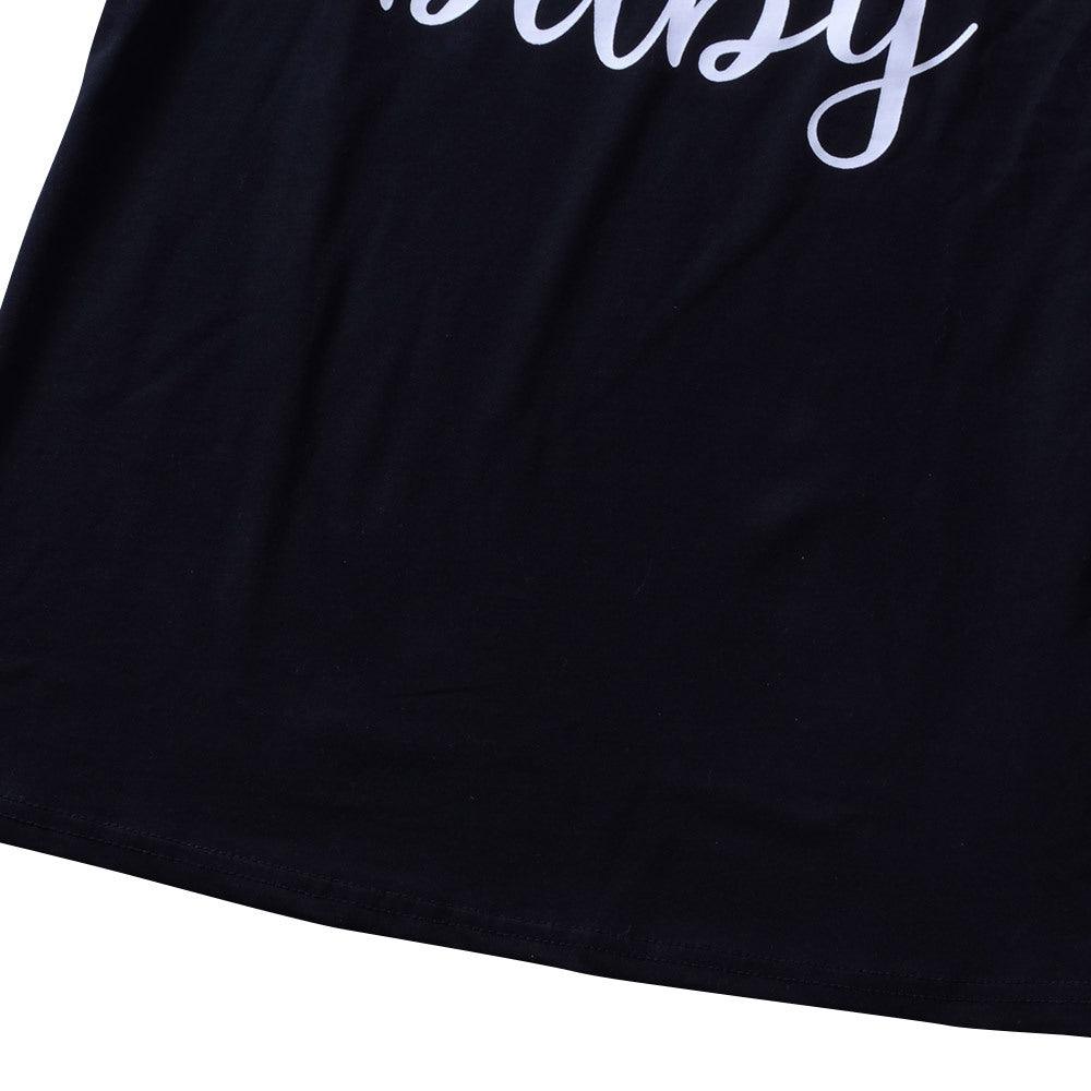 Summer Fashion Women Casual Letter Printed T-shirt Tops Lady Tee Printed Short Sleeve Tops