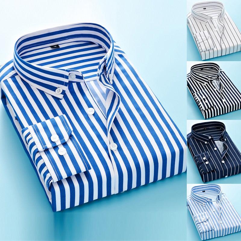 Business dress long sleeve men's shirt