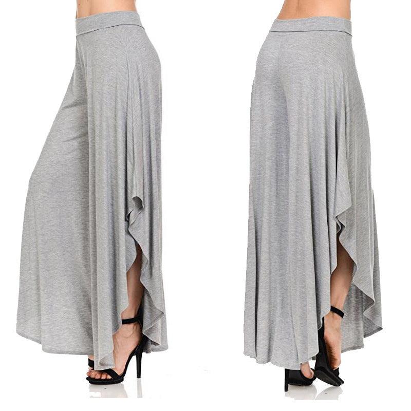 Irregular Big Flared Pants Big Swing Wide Leg Pants Women