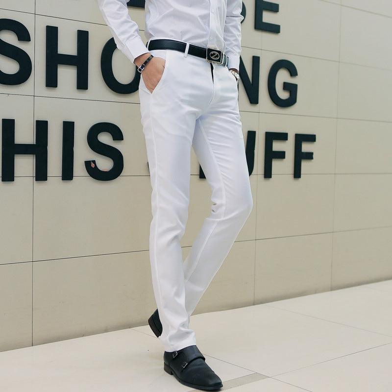 Casual business trousers men Korean slim-fit casual pants