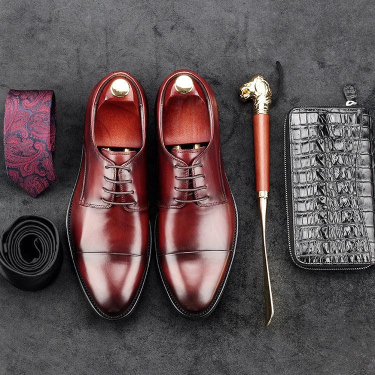 Men's leather men's shoes