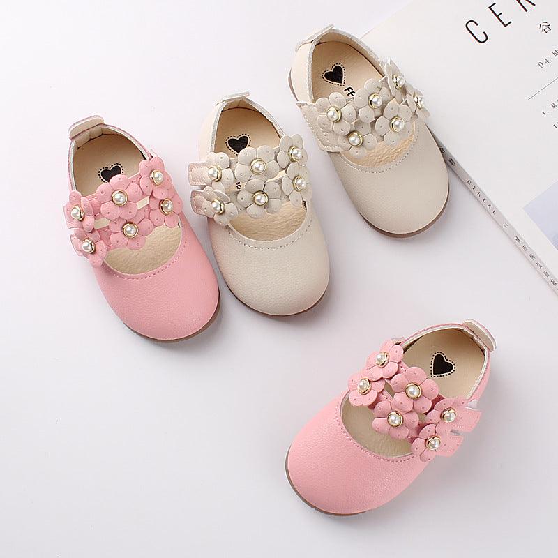 Baby single shoes fashion small flower girl baby shoes