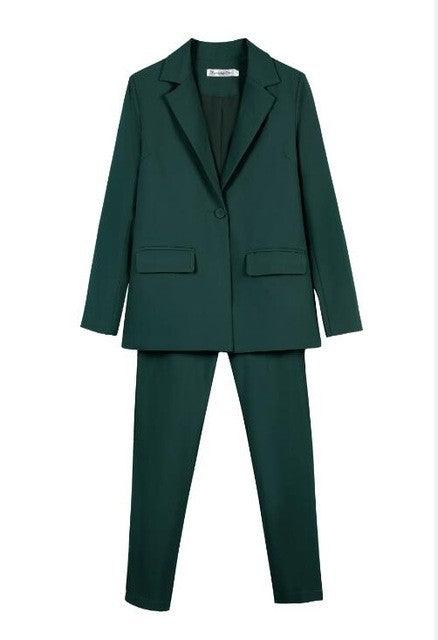 New Work Pant Suits Piece Set For Women Business Interview