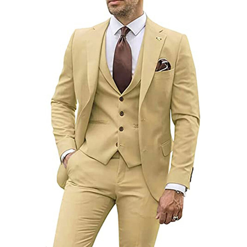 Men's Slim Three Pieces Suit