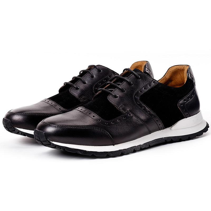 Casual Retro Handmade Breathable Sports Low-top Leather Shoes