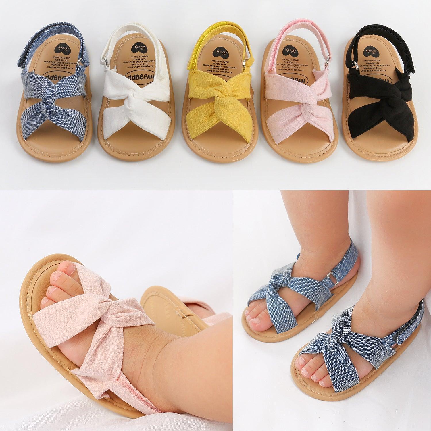 Baby Sandals Hollow Soft Cloth Bottom Princess Toddler Toddler Shoes
