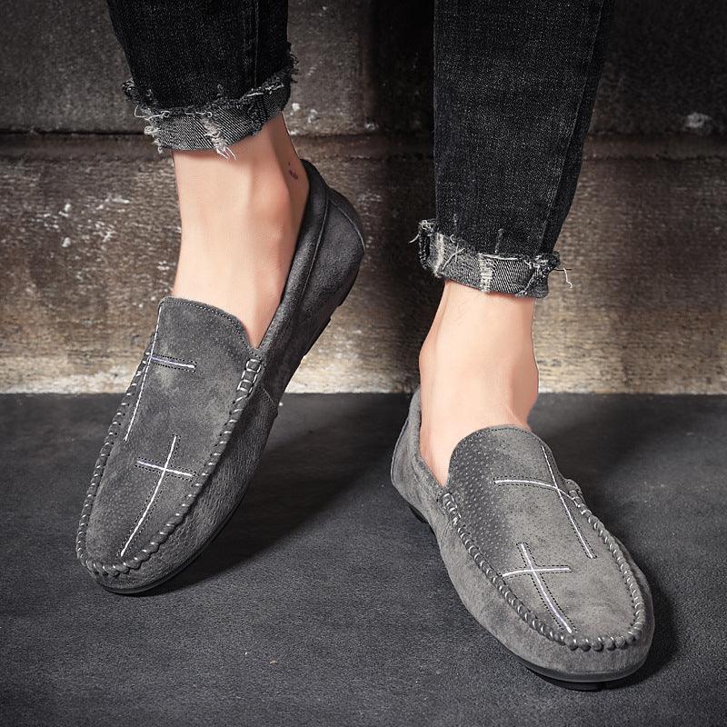 Large Size Slip On Loafers Simple