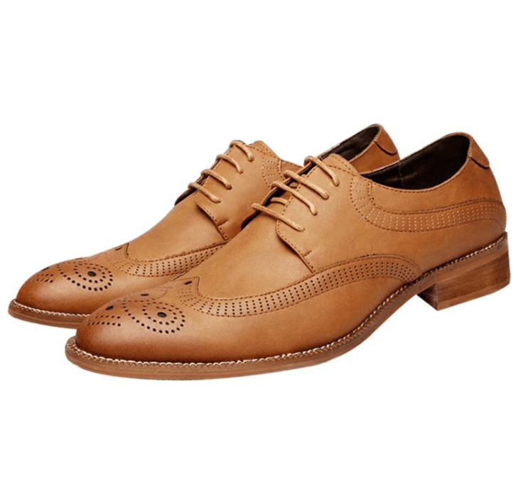 British men's leather shoes