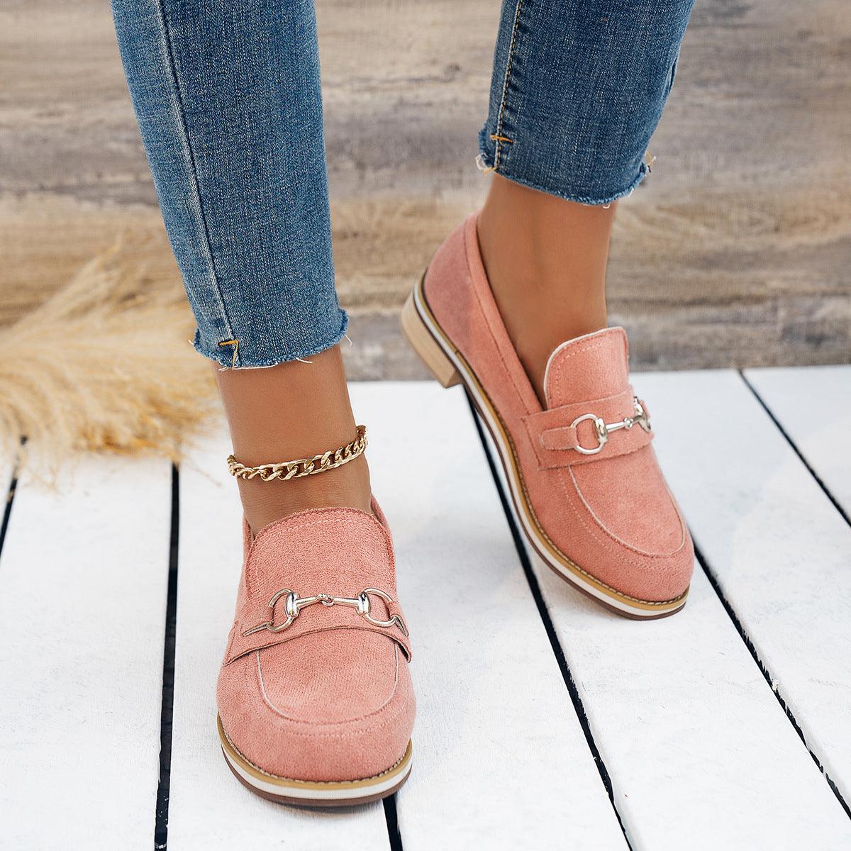 Women Flats Shoes Casual Low Heel Loafers Spring Summer Fashion Walking Shoes