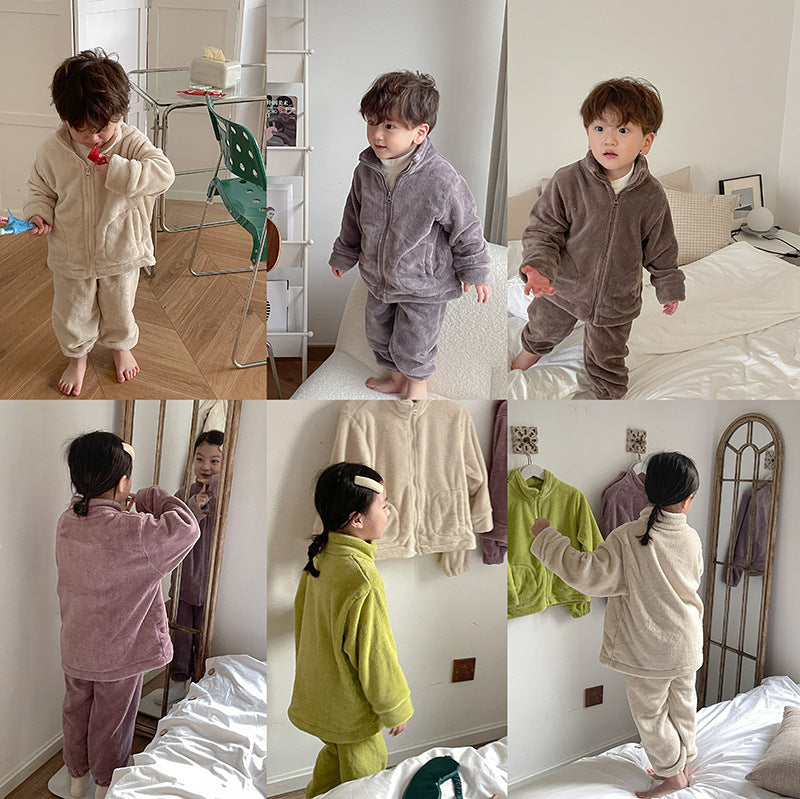Korean Version Of Casual Parent-children Clothing Home Wear